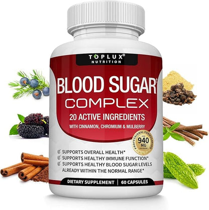 BLOOD SUGAR COMPLEX® (60 CÁPSULAS) – ¡BIENESTAR METABÓLICO DIARIO!