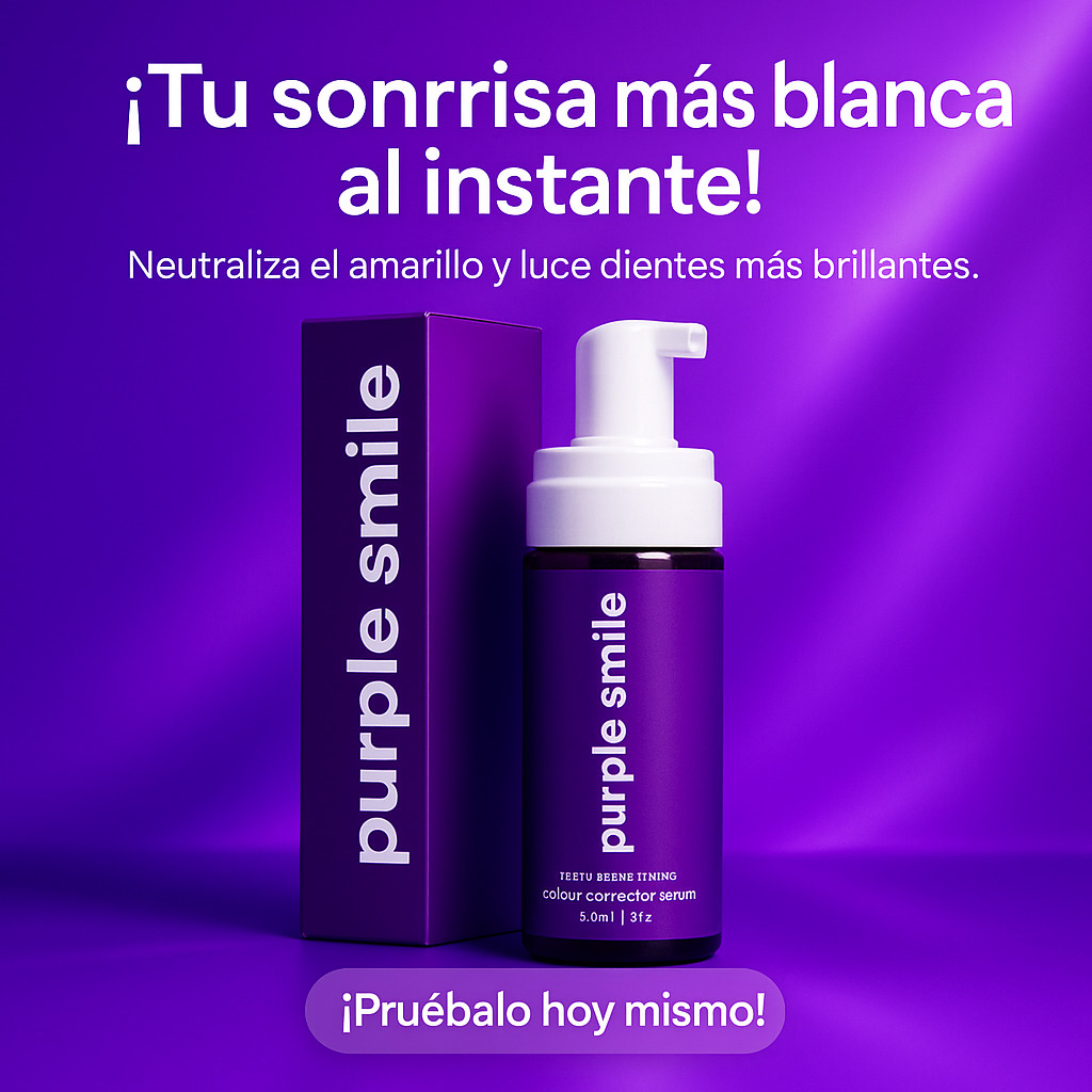PURPLE SMILE: ¡El Secreto para una Sonrisa más Blanca al Instante!