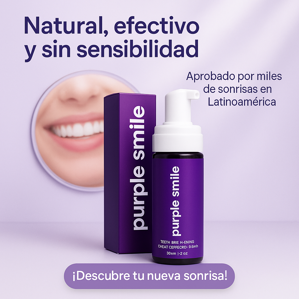 PURPLE SMILE: ¡El Secreto para una Sonrisa más Blanca al Instante!